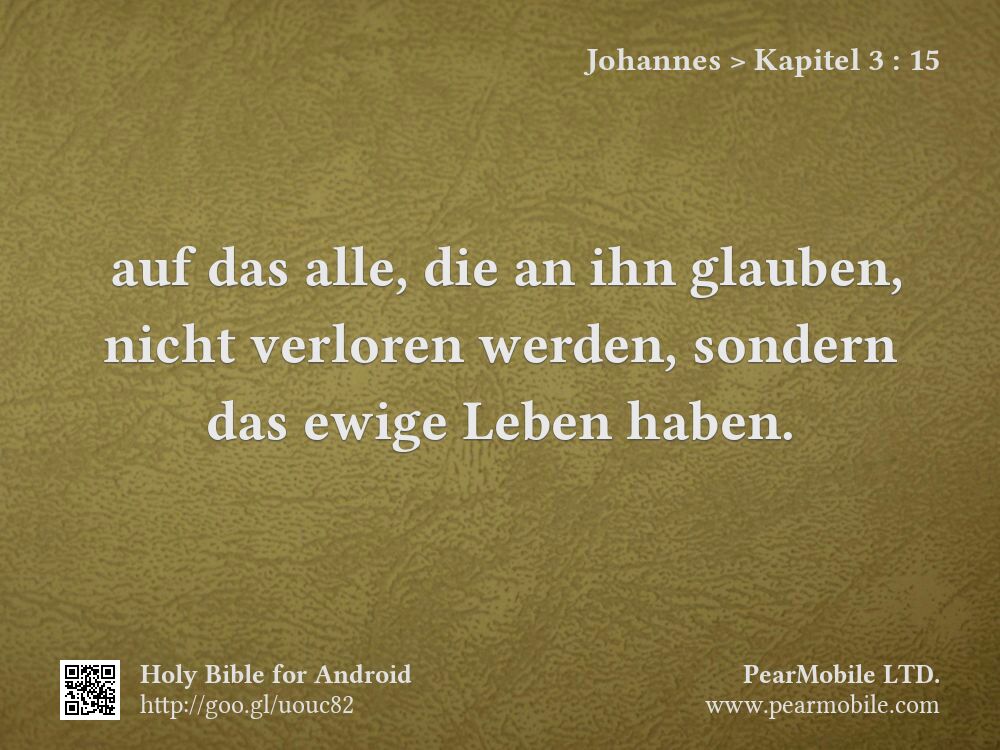 Johannes, Kapitel 3:15